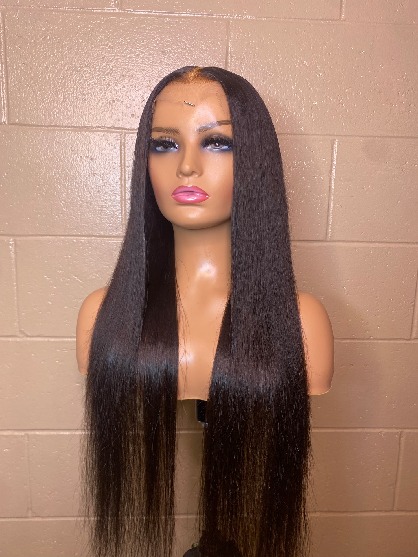 Middle Part Frontal Wig