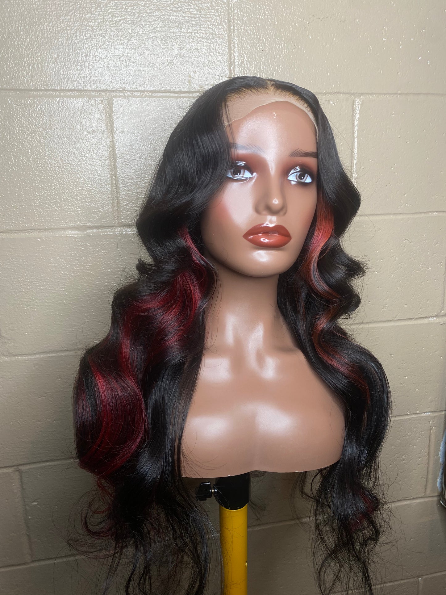 Middle Part Custom Closure Wig W/ Curls